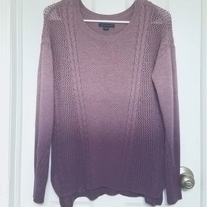 American Eagle Purple Ombre Sweater